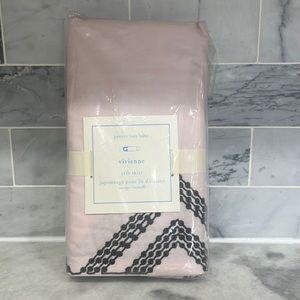 Pottery Barn Kids Baby Pink Vivienne Crib Bed Skirt